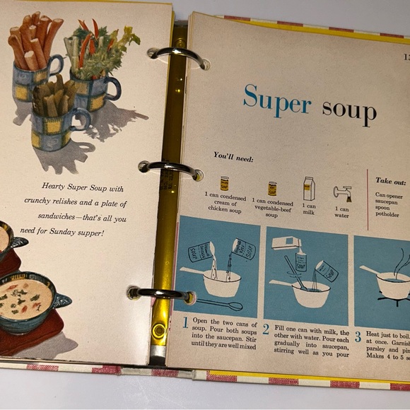 Better Homes and Gardens Junior Cook Book 1955 3 Ring Binder 1st Edition - Picture 9 of 13